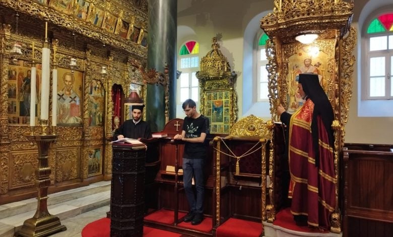 Ο Εσπερινός της Συνάξεως της Παναγίας της Παυσολύπης στην Θεολογική Σχολή της Χάλκης