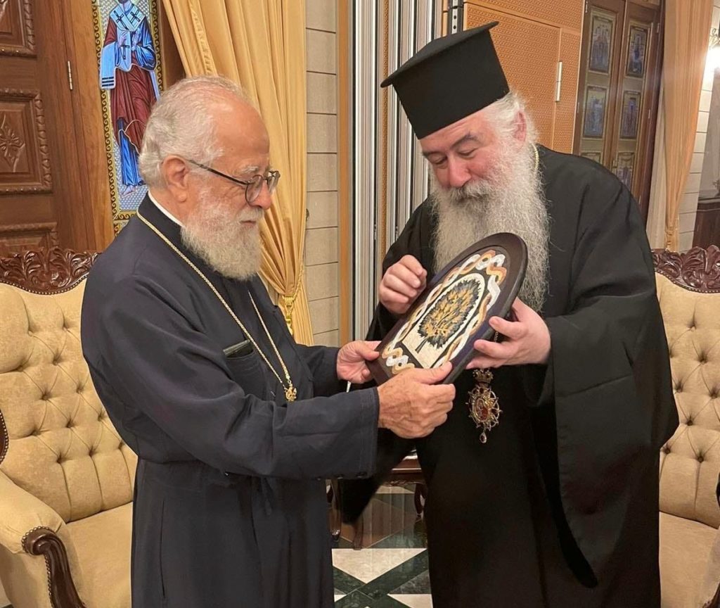 Επίσκεψη του Αρχιεπισκόπου Κυριακουπόλεως στη Μητρόπολη Κωνσταντίας και Αμμοχώστου
