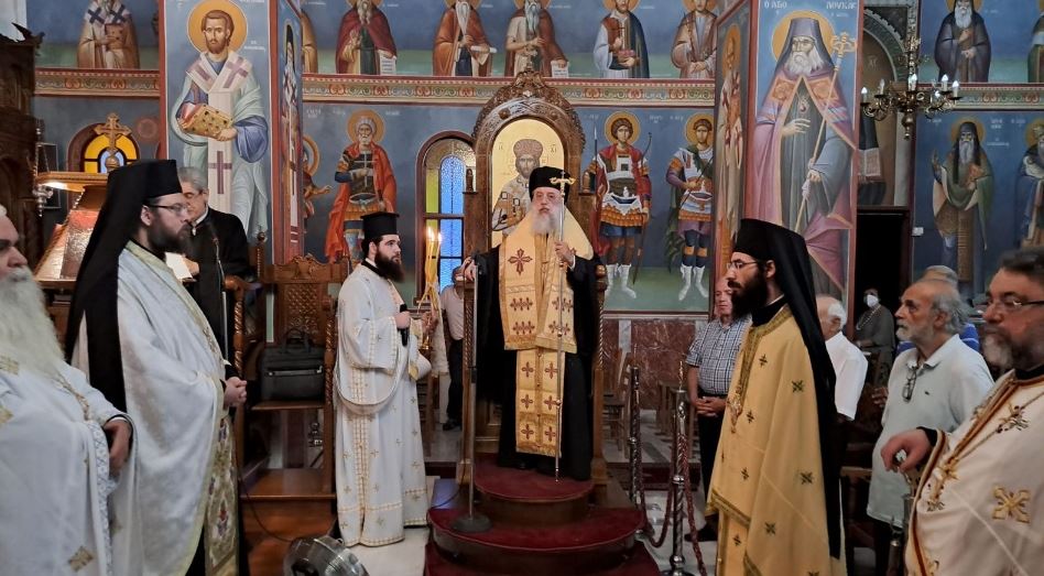 Πανηγυρικός Εσπερινός Αγίου Διονυσίου του εκ Ζακύνθου στη Μητρόπολη Κηφισίας