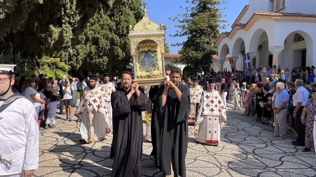 Η Απόδοση της εορτής της Κοιμήσεως της Θεοτόκου στη Ρόδο