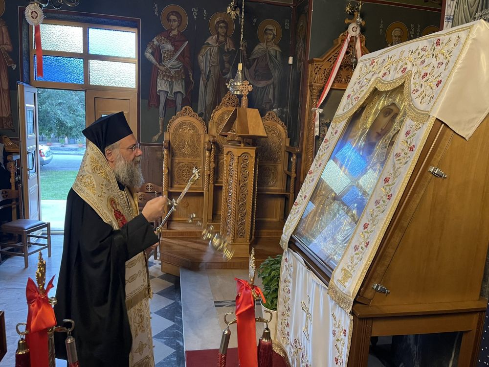 Μεθέορτος Εσπερινός Κοιμήσεως της Θεοτόκου στο Διαλεκτό Τρικάλων