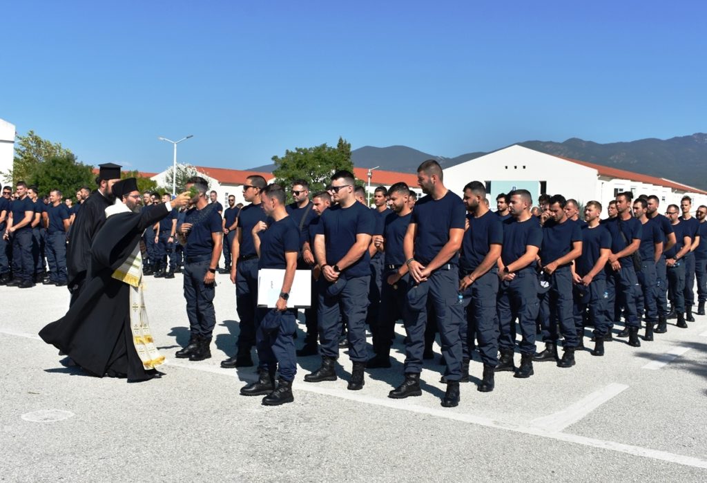 Ο Μητροπολίτης Μαρωνείας τέλεσε αγιασμό στη Σχολή Αστυφυλάκων Κομοτηνής