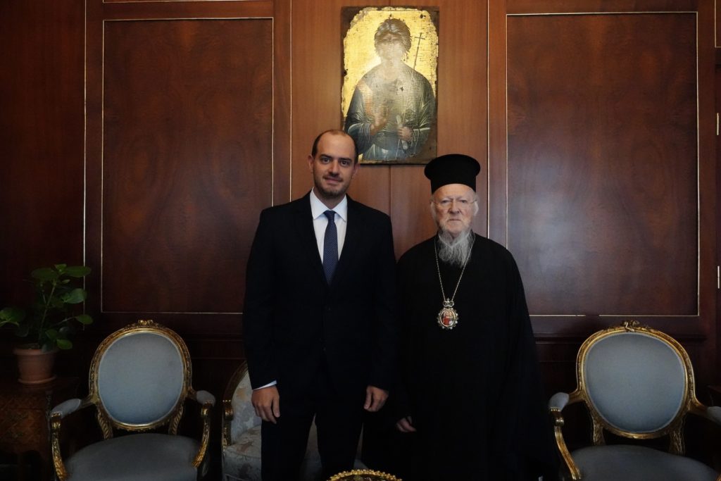 Ο Υφυπουργός Eξωτερικών της Ελλάδος στο Οικουμενικό Πατριαρχείο