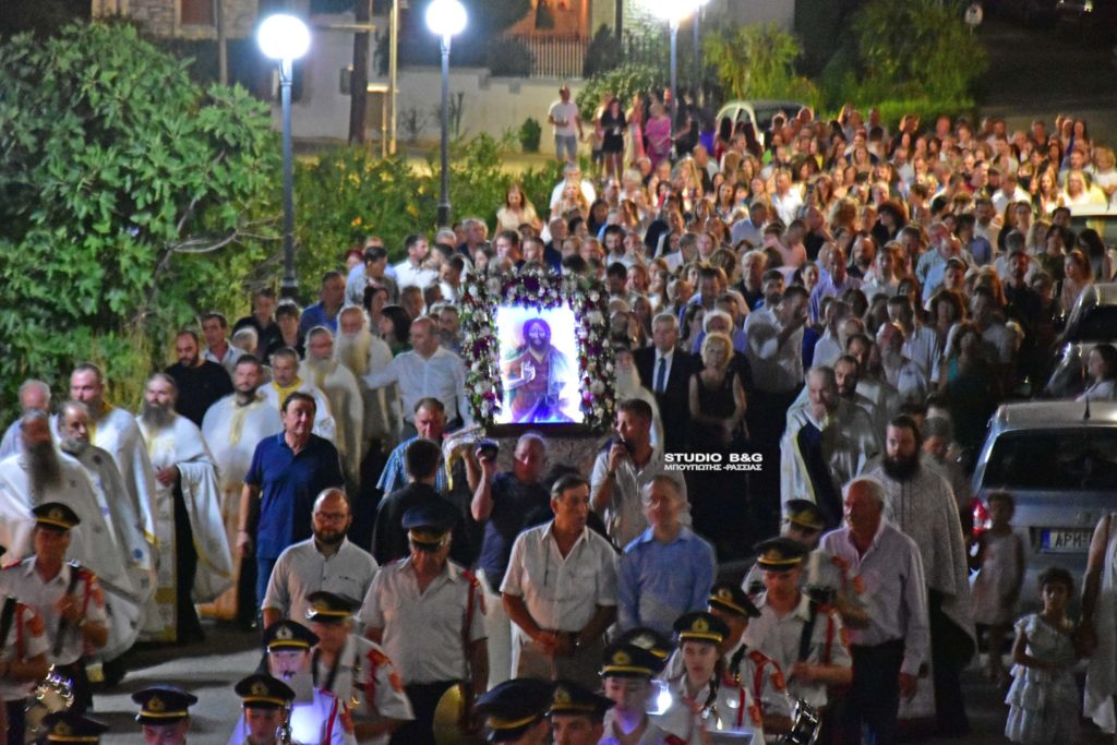 Εσπερινός Τιμίου Προδρόμου και περιφορά Ιεράς Εικόνος στο Κιβέρι Αργολίδας