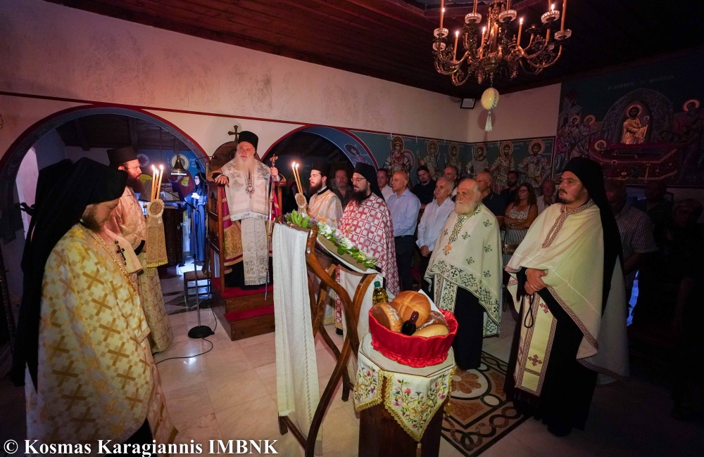 Ο Μητροπολίτης Βεροίας στην πανηγυρίζουσα Ι. Μονή της Μεταμορφώσεως του Σωτήρος Χριστού Μουτσιάλης