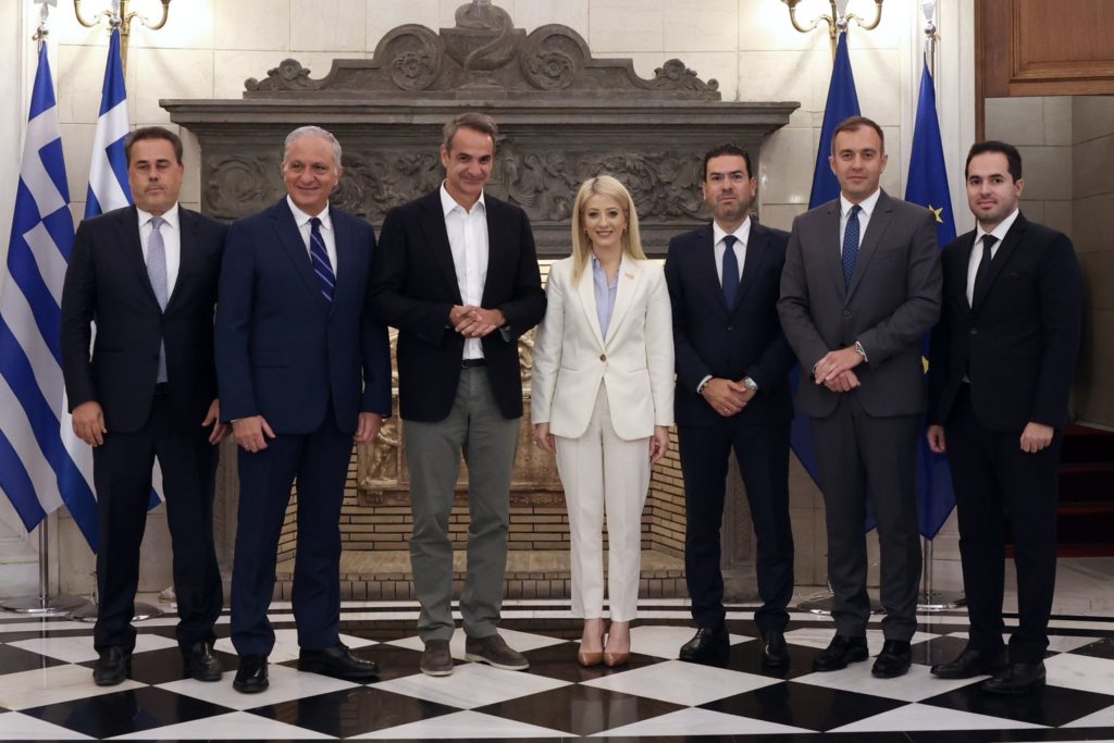 Οι εξελίξεις στο Κυπριακό στη  συνάντηση  Μητσοτάκη με την πρόεδρο της Κυπριακής Βουλής