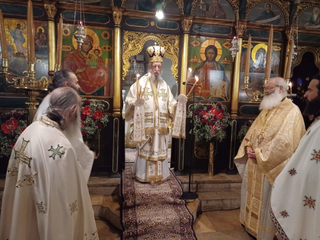 Εορτή Μεταμορφώσεως του Σωτήρος στην ομώνυμη ιερά μονή στην Κύμη