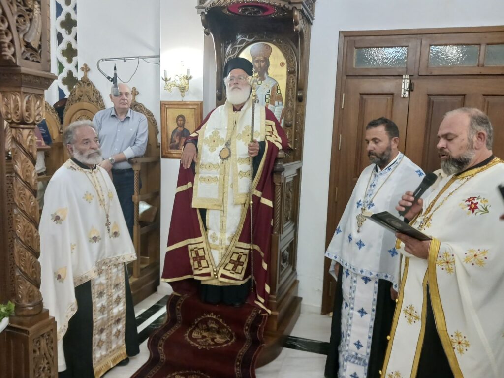 Εορτασμός Αγίου Μύρωνος Επισκόπου Κρήτης στη μητρόπολη Αρκαλοχωρίου