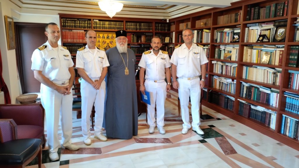 Συνάντηση του Μητροπολίτη Κερκύρας με τον Διοικητή του ΝΑΣΚΕ