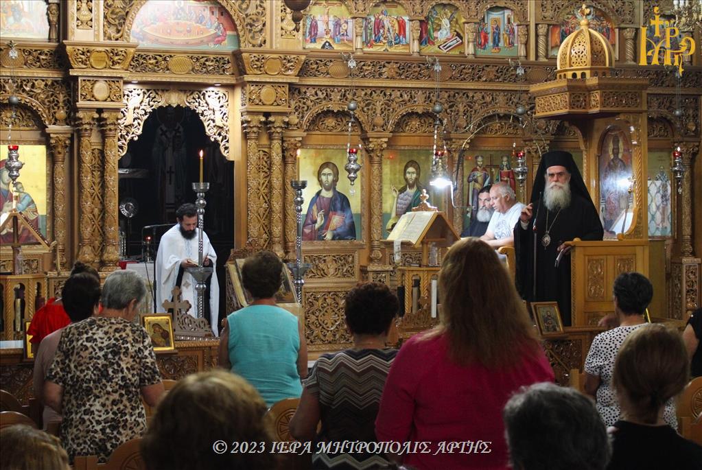 Μητροπολίτης Άρτης: Η Παναγία μας κρατά απ’ το χέρι, σ’ αυτόν και στον άλλο κόσμο