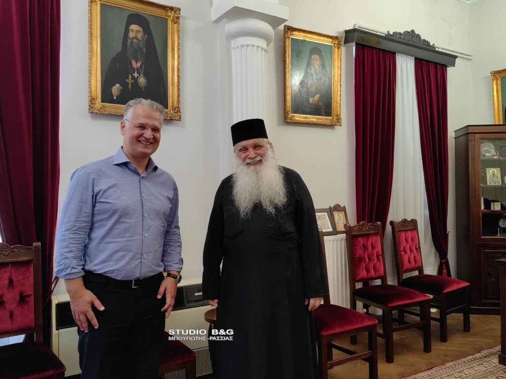 Στον Μητροπολίτη Αργολίδος ο υποψήφιος Περιφερειάρχης Πελοποννήσου, Δημήτρης Πτωχός