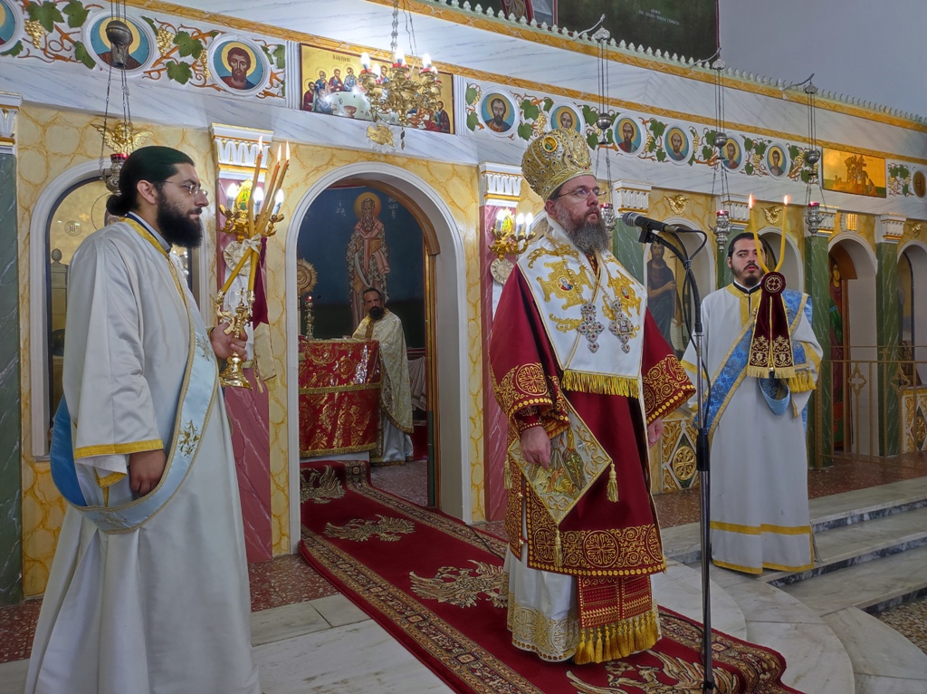 Ο Αιτωλίας Δαμασκηνός στον Μύτικα Αιτωλοακαρνανίας