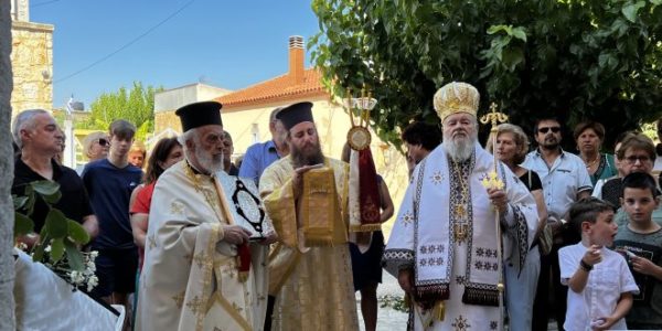 Η εορτή της Κοιμήσεως της Θεοτόκου στην Ιερά Μητρόπολη Κυδωνίας