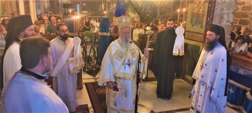 Προεόρτια αγρυπνία στον Ιερό Ναό Κοιμήσεως της Θεοτόκου Βασιλικού