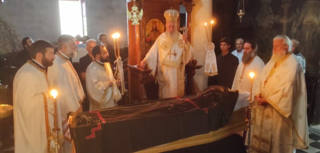 Το “ύστατο χαίρε” στην Καθηγουμένη Φεβρωνία της Μονής Γαλατάκη