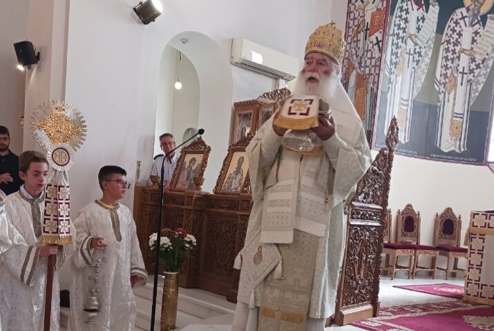 Ο Πατριάρχης Αλεξανδρείας στην Ιερά Μητρόπολη Αρκαλοχωρίου