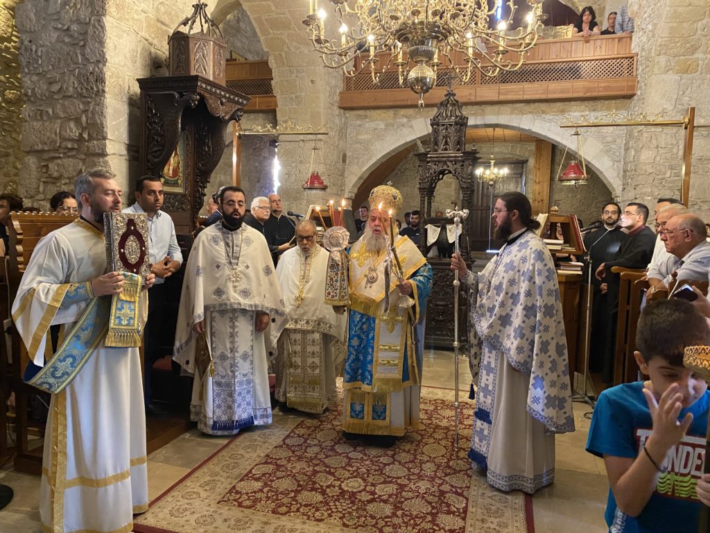 Η Κοίμηση της Θεοτόκου στην Αγγελόκτιστη