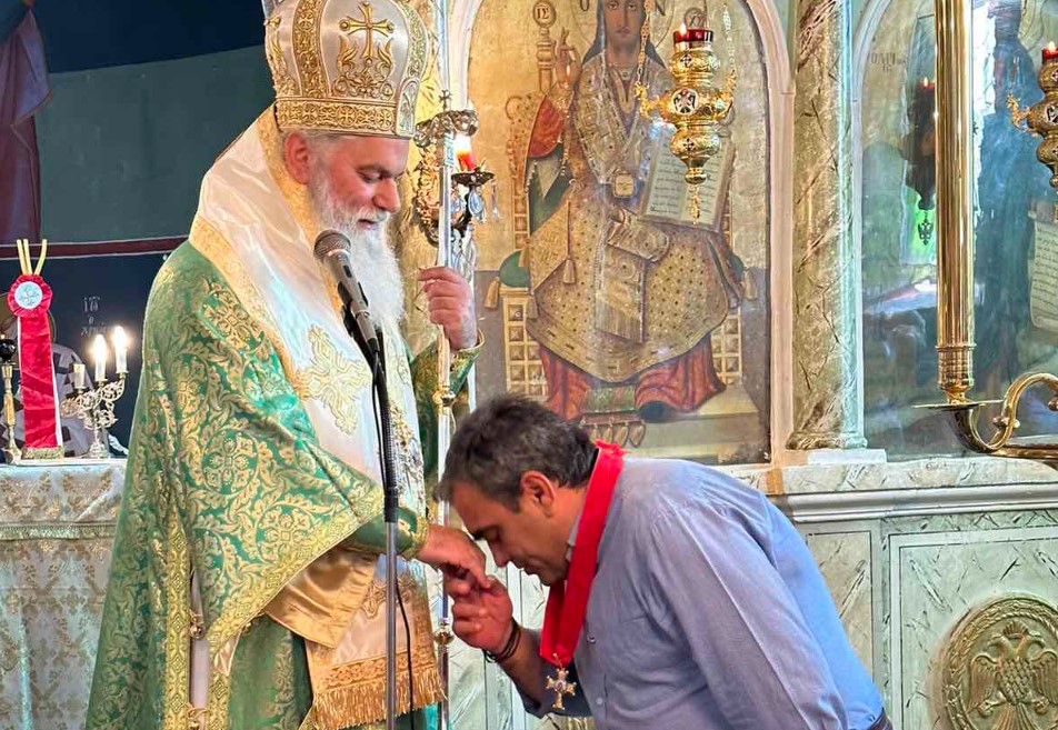 Η Ιερά Μητρόπολη Καλαβρύτων και Αιγιαλείας τίμησε τον θεολόγο-δημοσιογράφο Νικόλαο Κυριαζή