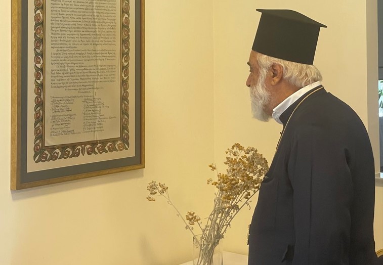 Προσκύνημα του Μητροπολίτη Μιλήτου στον Όσιο Νικηφόρο τον Λεπρό