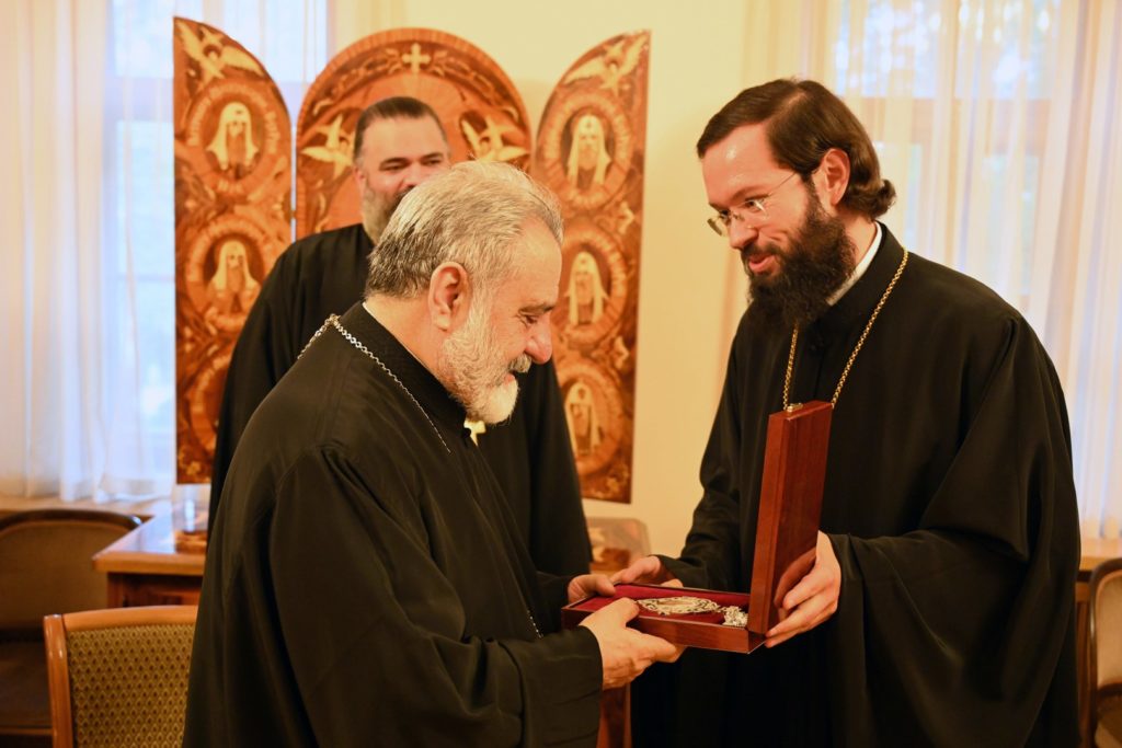 Συνάντηση Μητροπολίτη Βολοκολάμσκ με τον Μητροπολίτη Σάο Πάολο