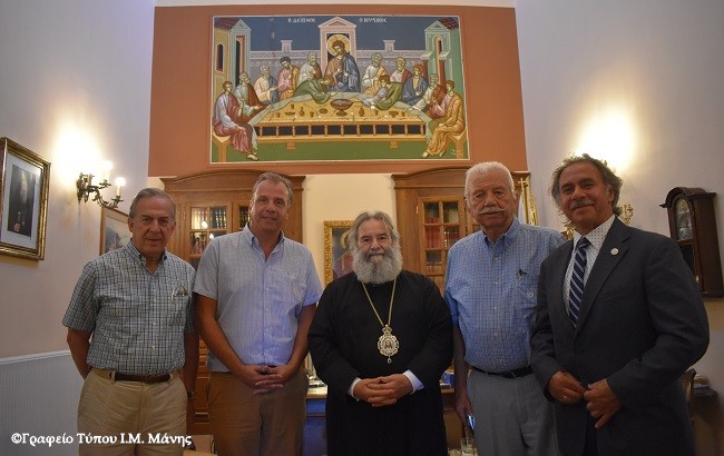 Η Παν-Λακωνική Ομοσπονδία ΗΠΑ-Καναδά στον Μητροπολίτη Μάνης