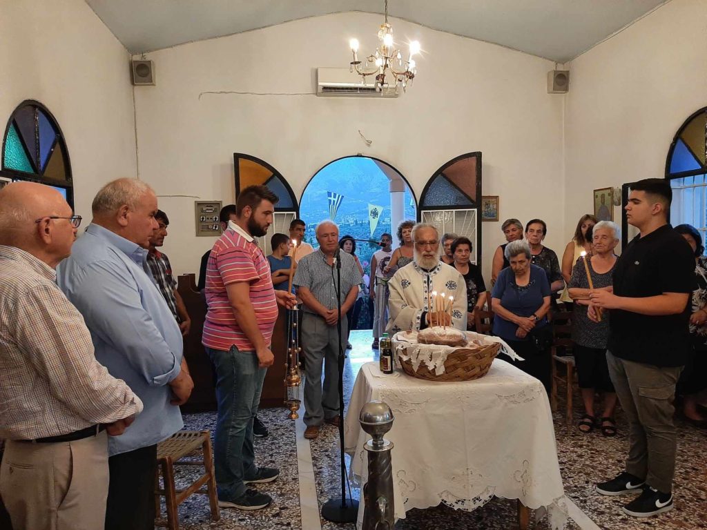 Εορτή Μεταμορφώσεως στην Άνω Καλλιθέα-Γυμνό