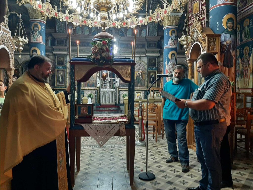 Ο Επιτάφιος της Παναγίας στην Άνω Βάθεια