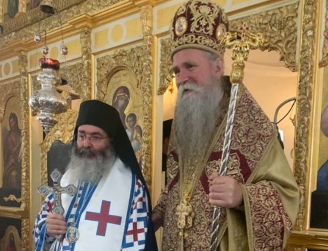 Συλλείτουργο Μητροπολίτη Μαυροβουνίου-Επισκόπου Αμαθούντος στη Μονή Τσέτινιε