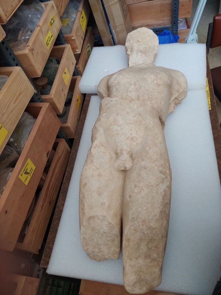 Σπουδαία ανακάλυψη στο Δεσποτικό: Βρέθηκε άγαλμα που παραπέμπει στο παιδί του Κριτίου