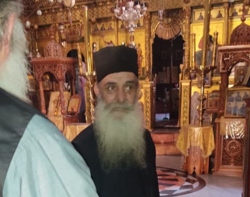 Ευχές στον πνευματικό της Λαύρας του Αγίου Σάββα, Γέροντα Ευδόκιμο