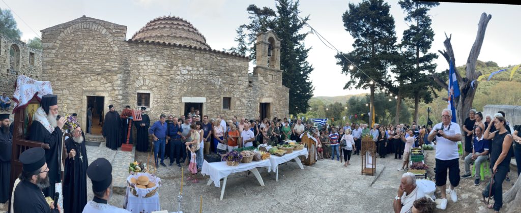 Ευλογία των καρπών της γης στην Ροτόντα Κισάμου