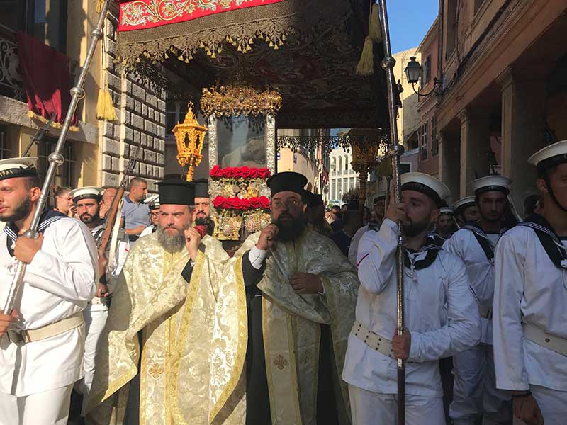 Διήμερος εορτασμός ανάμηνησης του θαύματος του Αγίου Σπυρίδωνoς στην Κέρκυρα