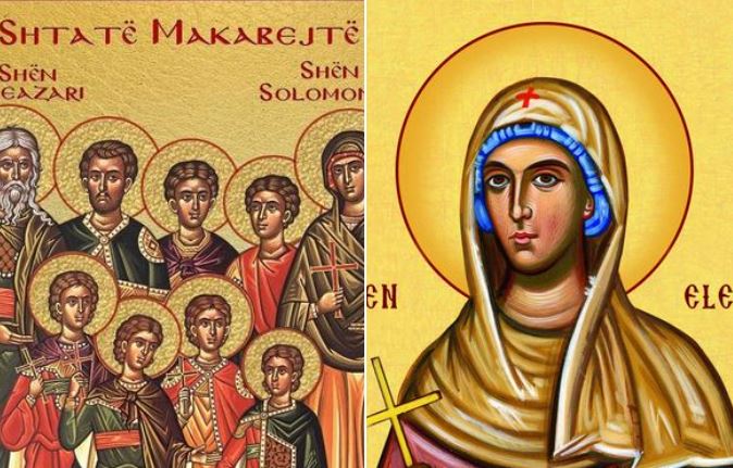 Dalja e Kryqit. 7 Makabejtë, Solomona dhe Eleazari. Oshënare dëshmore Elesa.