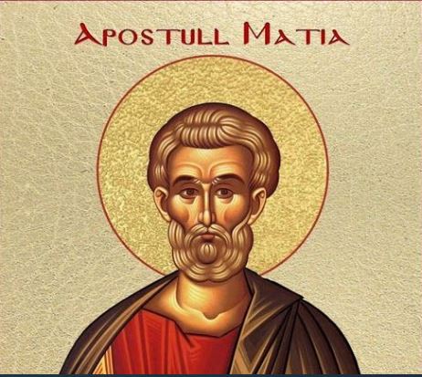 Apostull Matthia/Matia. 10 dëshmorët në Portën e Bronztë. Oshënar Psoi