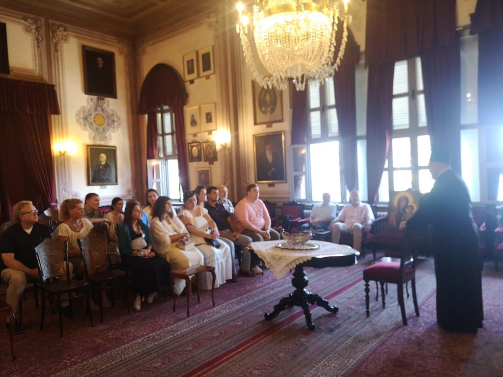 Επίσκεψη Αρχόντων του Θρόνου από την Αμερική στην Θεολογική Σχολή της Χάλκης