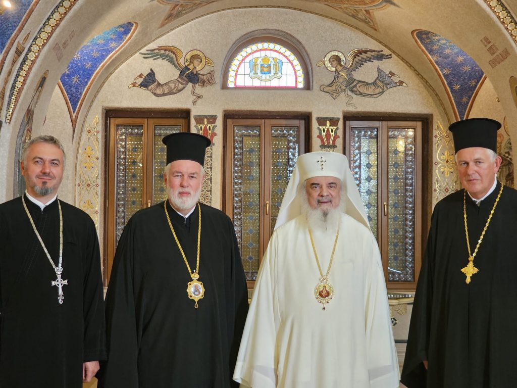 Ο Μητροπολίτης Βελγίου Αθηναγόρας στον Πατριάρχη Ρουμανίας