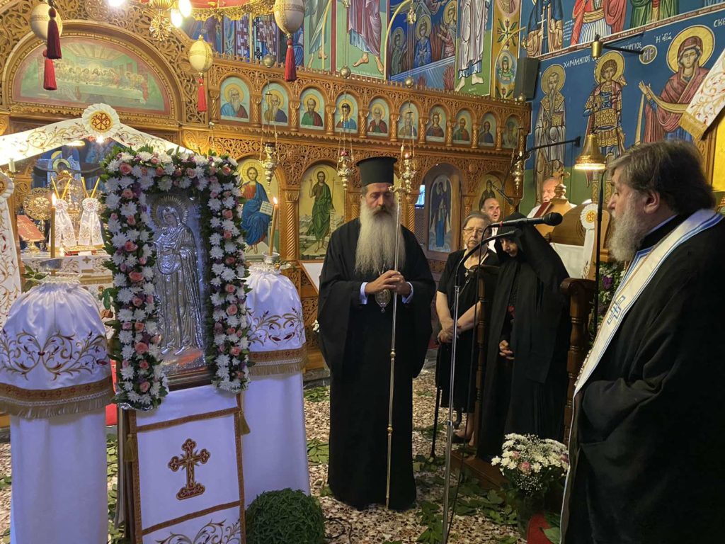 Φθιώτιδος Συμεών: «Η Παναγία Μητέρα μας καθιστά όλους αδέλφια»