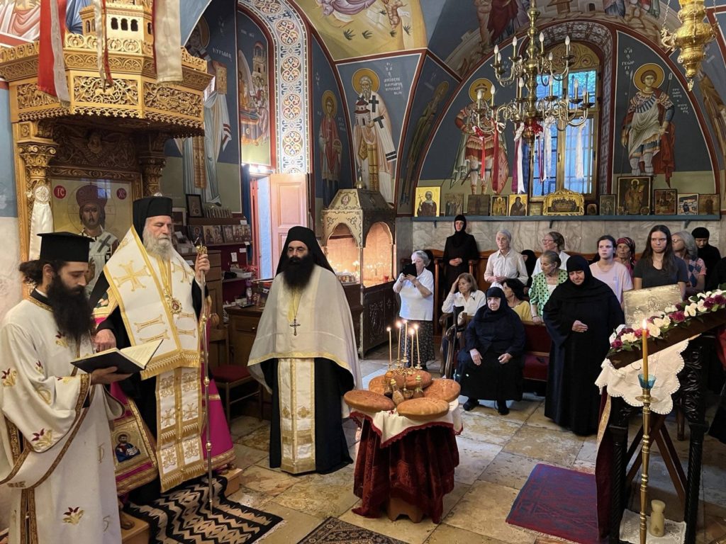 Η εορτή του Αγίου Παντελεήμονα στην ομώνυμη Ιερά Μονή στα Ιεροσόλυμα