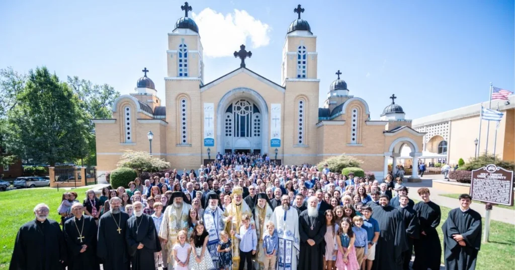 Archbishop Elpidophoros celebrated the Divine Liturgy at Holy Trinity Greek Orthodox Cathedral in Charlotte, NC