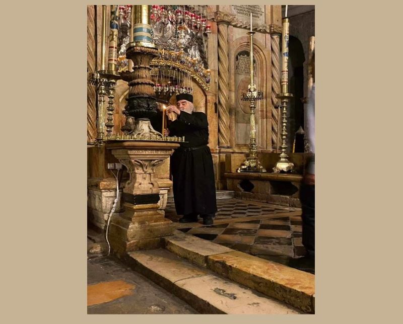 صلاة ذكرانية الأربعين راحة لنفس المغبوط أخويّ القبر المقدس قدس الأرشمندريت بنديلايمون