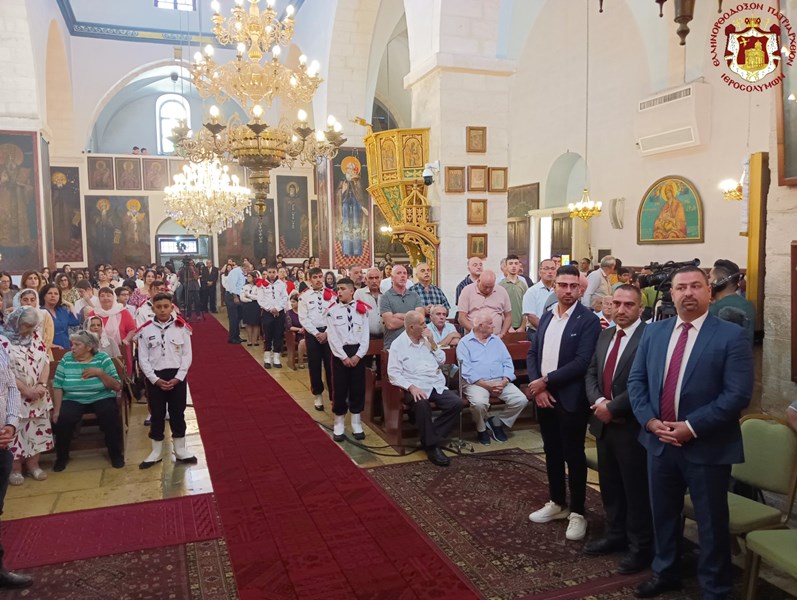 ألإحتفال بميلاد والدة الإله الفائق قدسها في بيت جالا