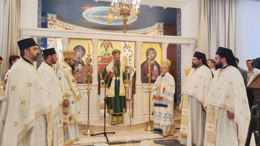 Θεία Λειτουργία από τον Πατριάρχη Σερβίας για τη νέα σχολική χρονιά στη Σχολή του Αγίου Σάββα στο Βελιγράδι
