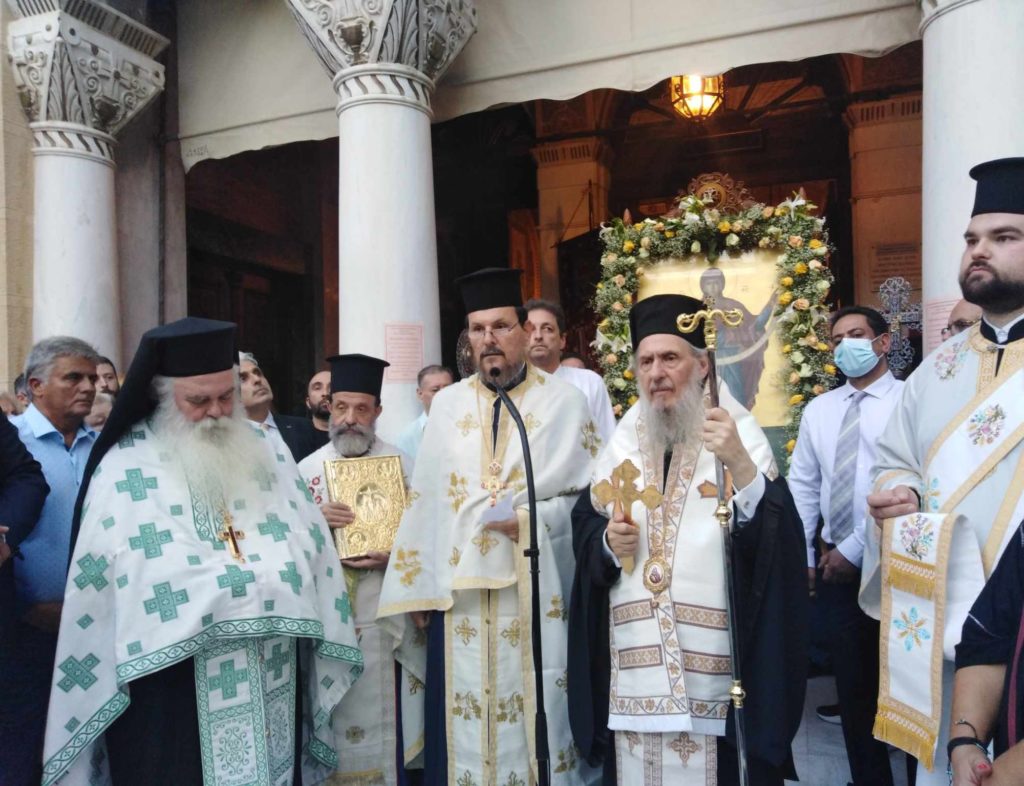 Ηθικός αίνος, για την εορτή της χαριτόβρυτης Τιμίας Ζώνης της Παναγίας, στον ομώνυμο ναό της Κυψέλης (ΦΩΤΟ)