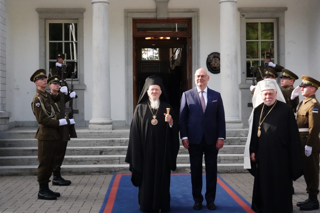 Με τον πρόεδρο της Εσθονίας συναντήθηκε ο Οικουμενικός Πατριάρχης