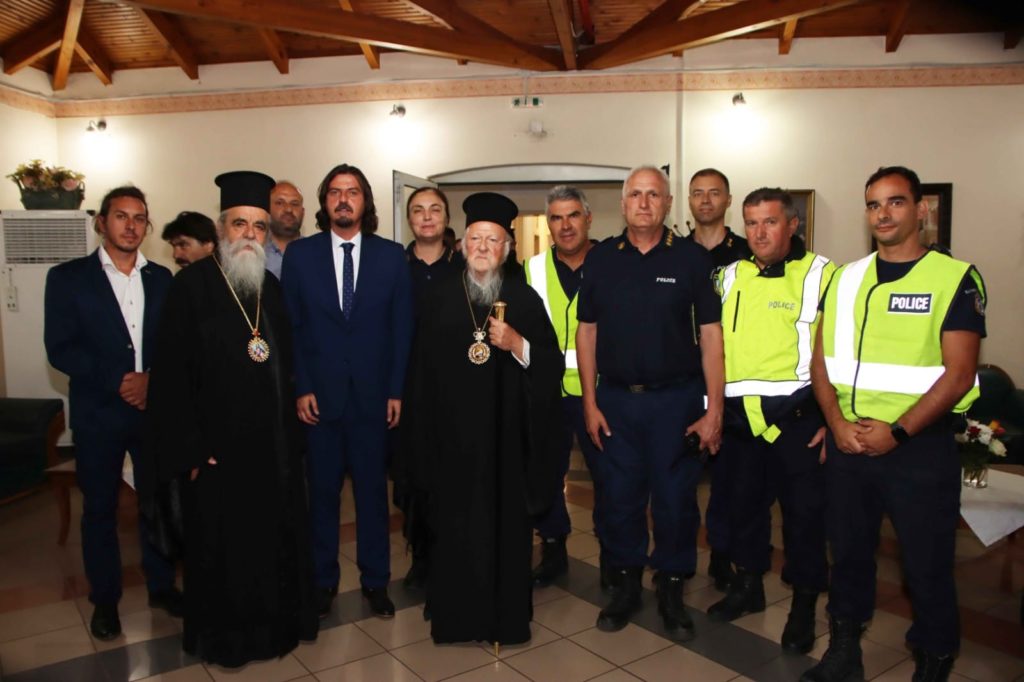 H Ένωση Αστυνομικών Υπαλλήλων Nομού Ηλείας τίμησε τον Οικουμενικό Πατριάρχη