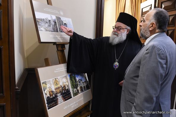 البطريرك يستقبل وزير الأوقاف في الدار البطريركية