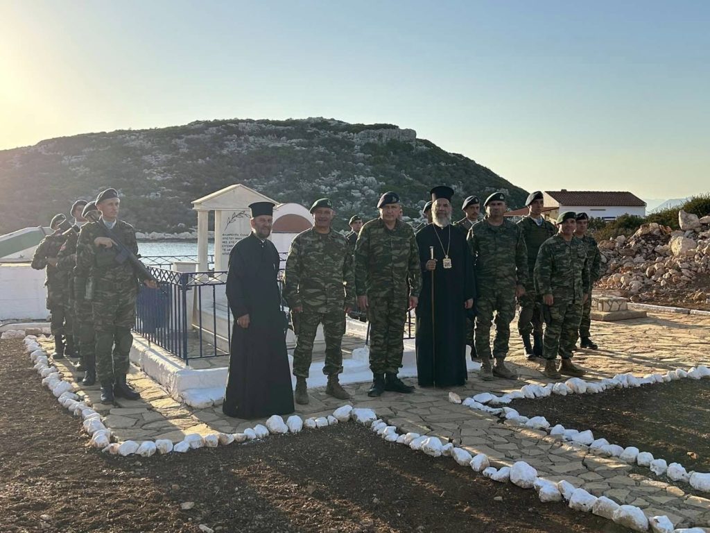 Τρισάγιο στην Κυρά της Ρω από τον Μητροπολίτη Σύμης (ΦΩΤΟ)