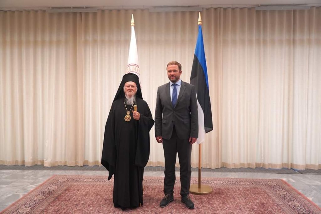 ‎لقاء مع معالي وزير خارجية استونيا