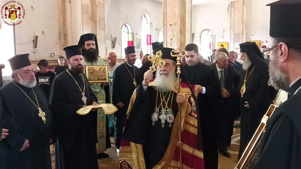 Φωτορεπορτάζ από την Πατριαρχική Θεία Λειτουργία στο Σαχνίν για το Γενέθλιο της Θεοτόκου