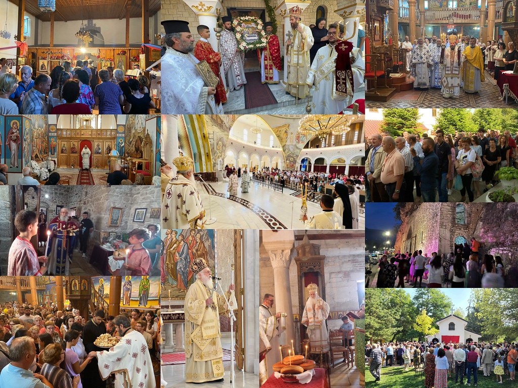 U festua në të gjithë vendin e kremtja e madhe e “Fjetjes së Hyjlindëses”.